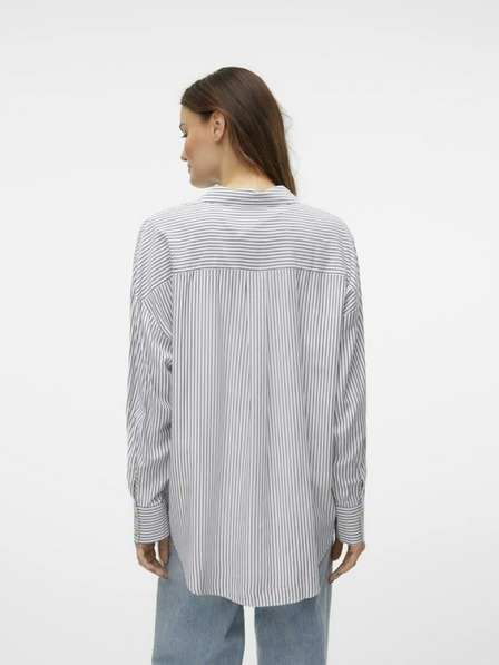 Vero Moda Cămașă cu dungi albe și negre pentru femei Vero Moda Nora