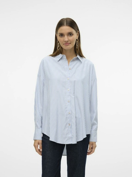 Vero Moda Tricou cu dungi albastre și albe Vero Moda Nora