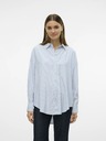 Vero Moda Tricou cu dungi albastre și albe Vero Moda Nora