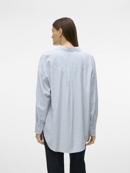 Vero Moda Tricou cu dungi albastre și albe Vero Moda Nora