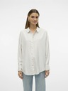 Vero Moda Tricou cu dungi albe și bej pentru femei Vero Moda Nora