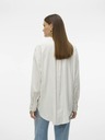 Vero Moda Tricou cu dungi albe și bej pentru femei Vero Moda Nora