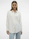 Vero Moda Tricou cu dungi albe și bej pentru femei Vero Moda Nora