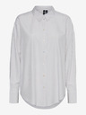 Vero Moda Tricou cu dungi albe și bej pentru femei Vero Moda Nora