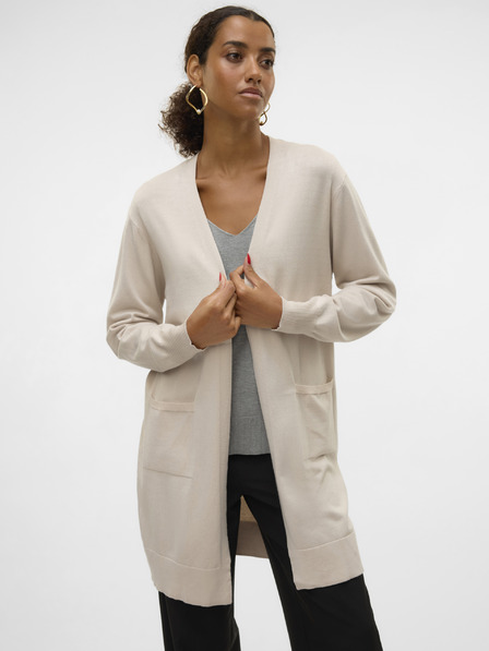 Vero Moda Cardigan bej pentru femei Vero Moda Silje