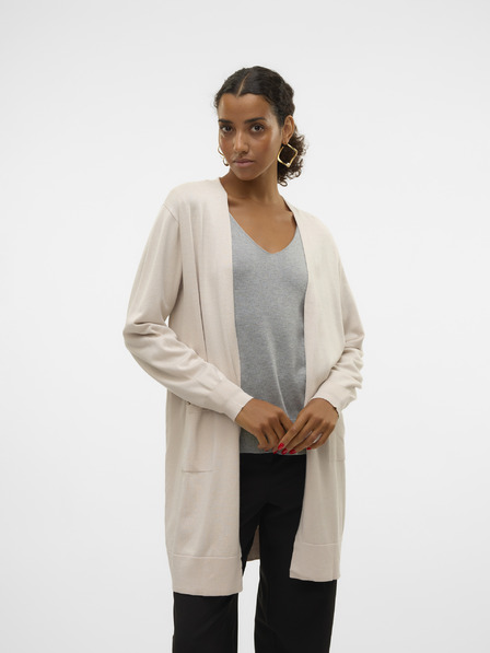 Vero Moda Cardigan bej pentru femei Vero Moda Silje