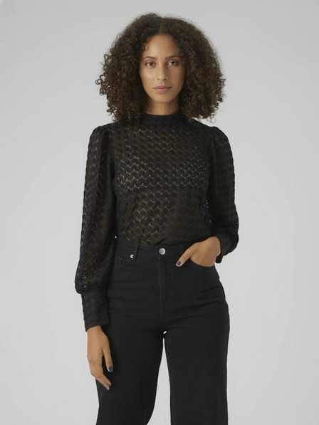 Vero Moda Bluză neagră pentru femei Vero Moda Becca