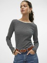 Vero Moda Cămașă cu dungi albe și negre pentru femei Vero Moda Chloe