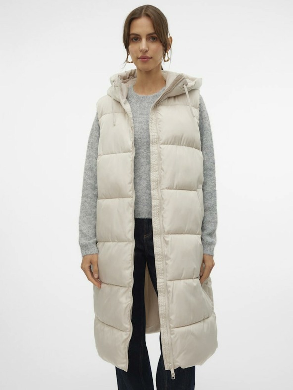 Vero Moda Vestă lungă matlasată pentru femei Vero Moda Ligaane