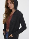 Vero Moda Cardigan negru cu glugă VERO MODA Doffy