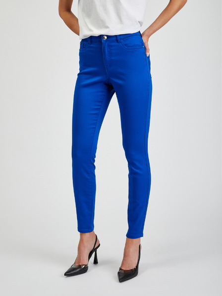 Orsay Pantaloni skinny de damă albaștri ORSAY