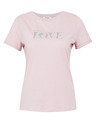 Orsay Tricou roz deschis cu mânecă scurtă pentru femei ORSAY
