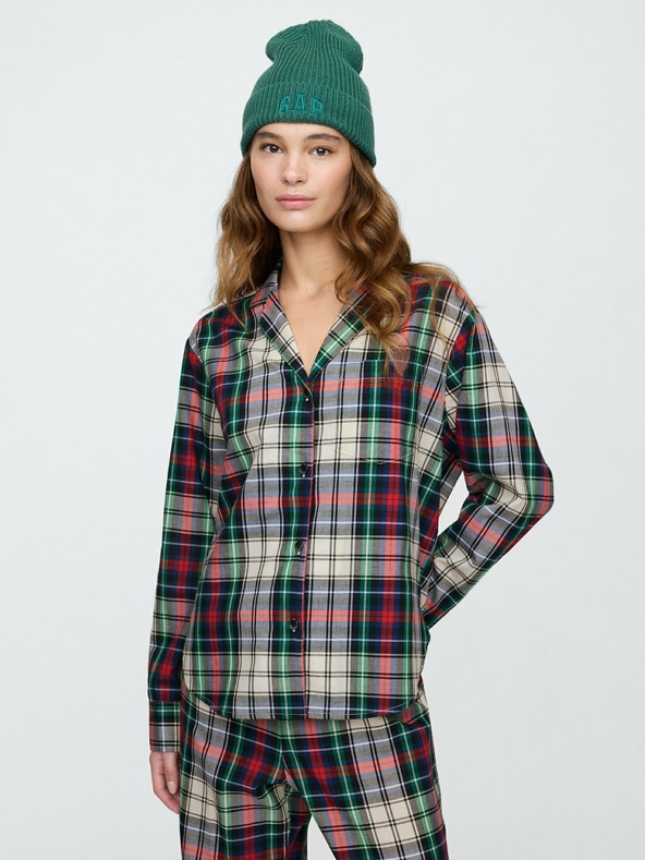 GAP Cămașă de pijama oversize din poplin GAP