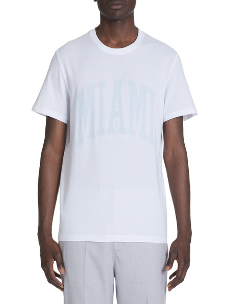 Celio Tricou alb cu model Jeville Celio