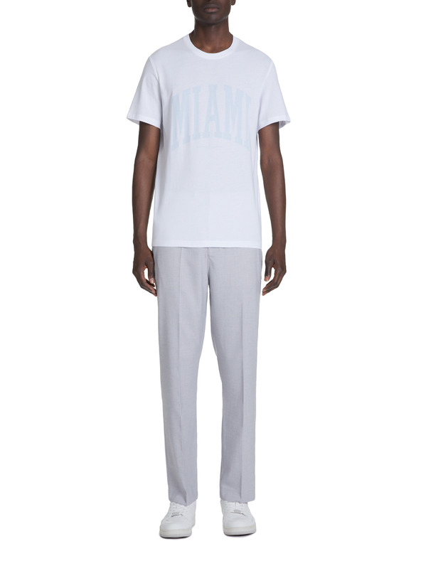 Celio Tricou alb cu model Jeville Celio