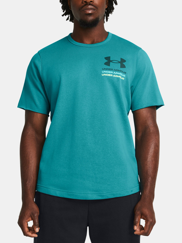Under Armour Tricou bărbați Under Armour UA Rival Terry SS Colorblock