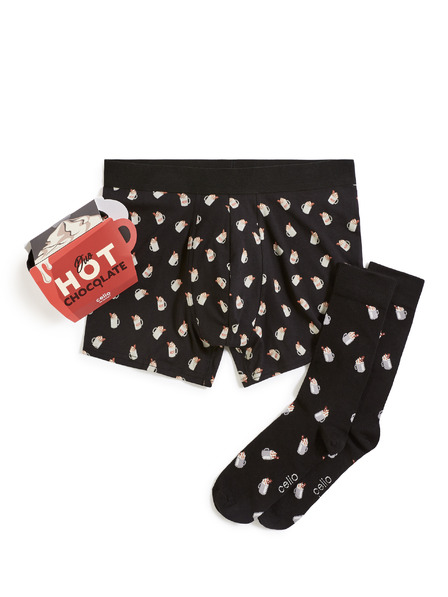 Celio Pachet cadou de chiloți Celio Hot Chocolate