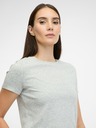 Orsay Tricou cu mânecă scurtă pentru femei gri deschis ORSAY