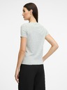 Orsay Tricou cu mânecă scurtă pentru femei gri deschis ORSAY