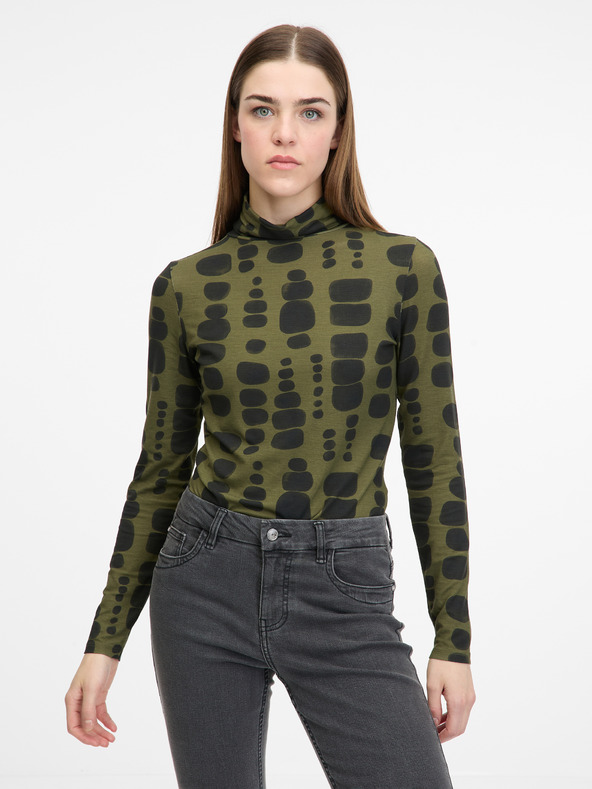 Orsay Tricou cu mânecă lungă pentru femei verde ORSAY