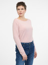 Orsay Tricou cu mânecă lungă pentru femei roz deschis ORSAY