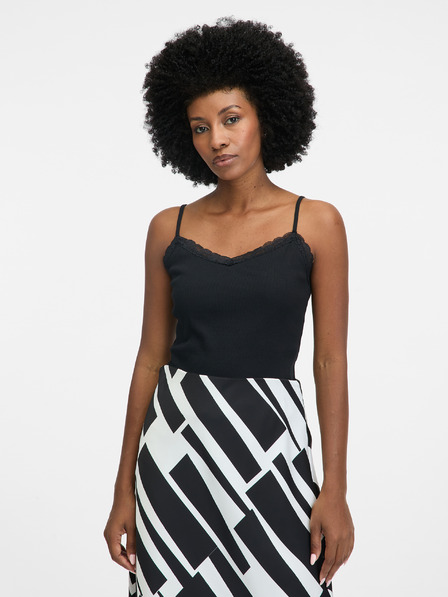 Orsay Top negru pentru femei ORSAY