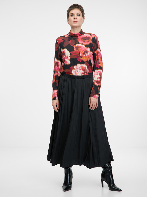 Orsay Fustă midi neagră pentru femei ORSAY