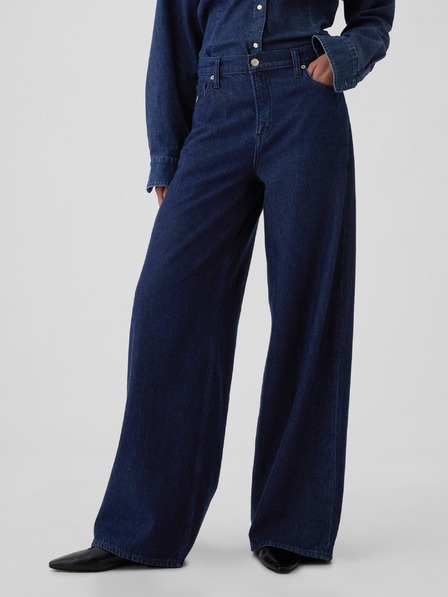 GAP Blugi largi UltraSoft cu talie medie GAP