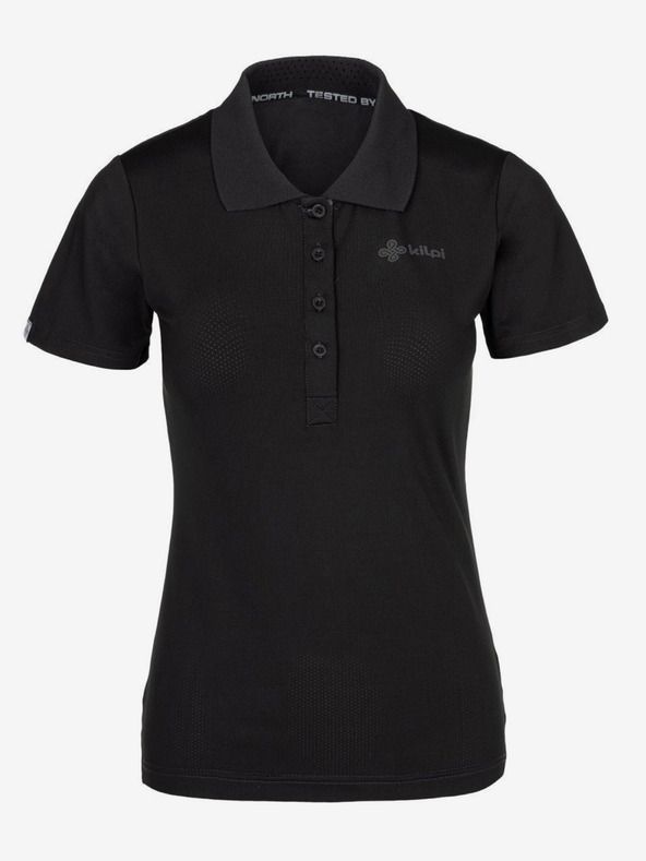 Kilpi Tricou sport polo negru pentru femei Kilpi COLLAR