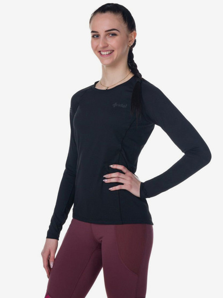 Kilpi Tricou funcțional negru pentru femei Kilpi LINA