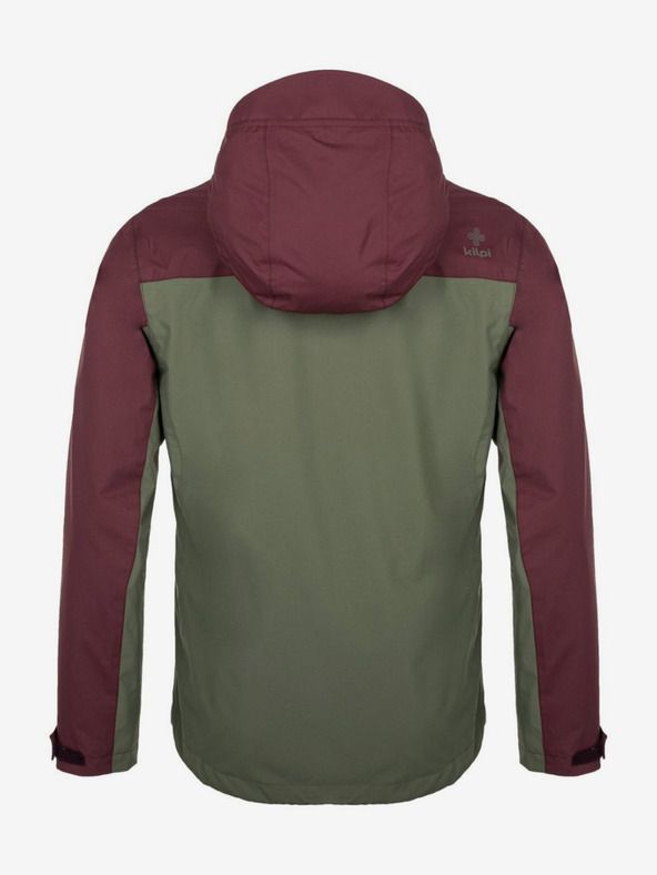 Kilpi Jachetă de exterior kaki și burgundy pentru bărbați Kilpi SONNA-M