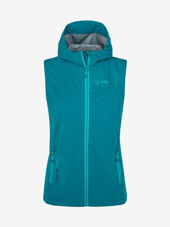 Kilpi Vestă softshell Petrol pentru femei Kilpi Monilea-W