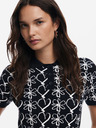 Desigual Coeurs Lacroix Tricou