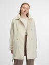Geox Trench coat crem pentru femei Geox Ilde