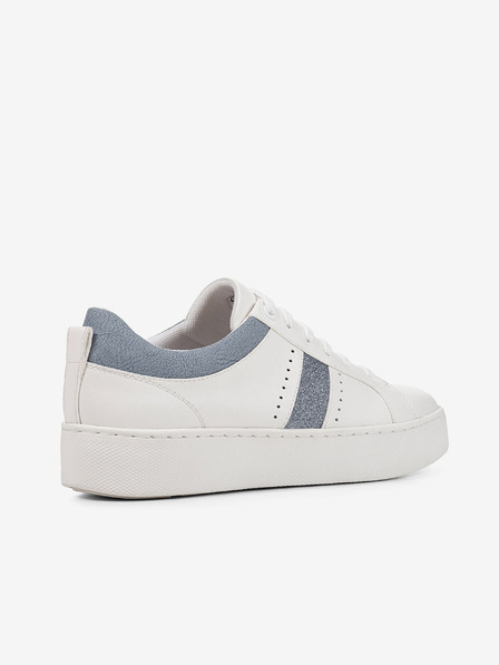 Geox Geox Skyely albastru-alb adidași pe platformă pentru femei
