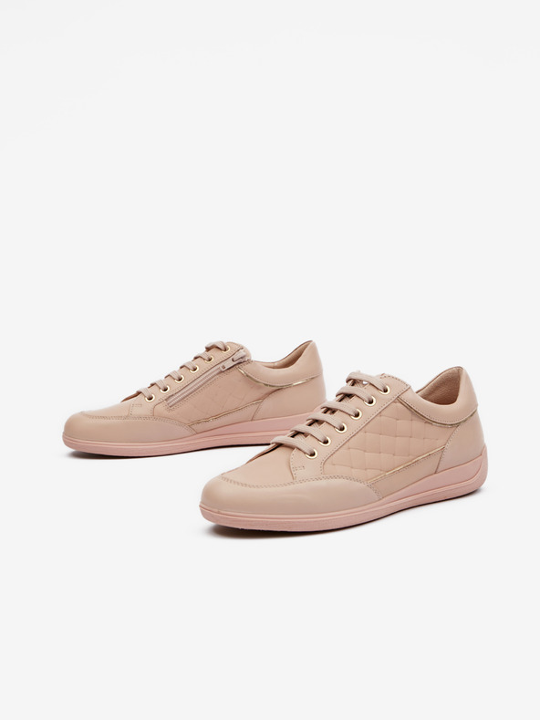 Geox Adidași din piele bej pentru femei Geox Myria