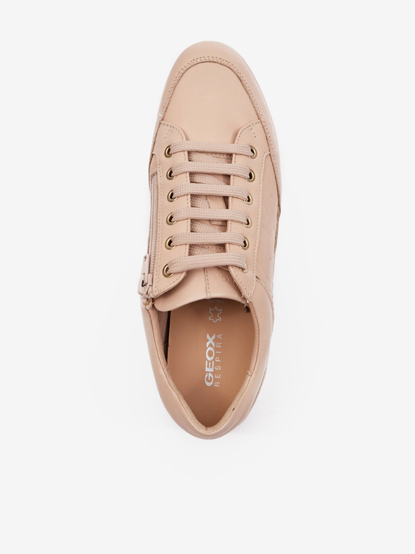 Geox Adidași din piele bej pentru femei Geox Myria