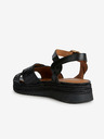 Geox Sandale din piele negre pentru femei Geox Eolie