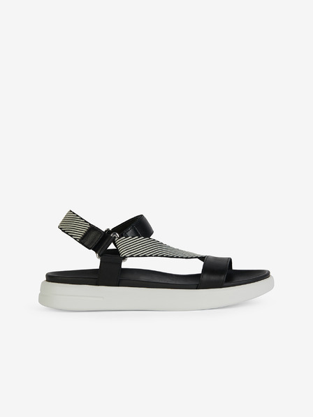 Geox Sandale negre din piele pentru femei Geox Xand