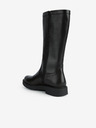 Geox Botine din piele de culoare neagră Geox Spherica