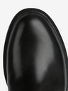 Geox Botine din piele de culoare neagră Geox Spherica