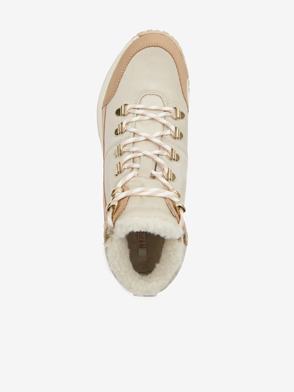 Geox Geox Oliviera bej din piele întoarsă pentru femei gheată