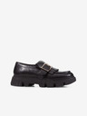 Geox Negru Loafers din piele pentru femei Geox Vilde