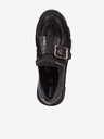 Geox Negru Loafers din piele pentru femei Geox Vilde