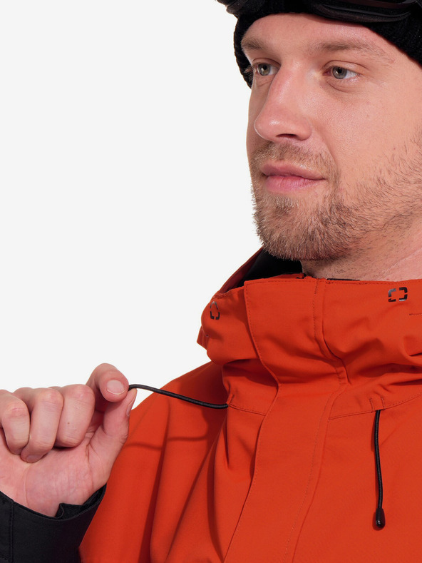 Horsefeathers Jachetă Track - lut roșu / negru Horsefeathers