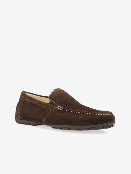 Geox Mocasini din piele de căprioară maro pentru bărbați Geox Moner