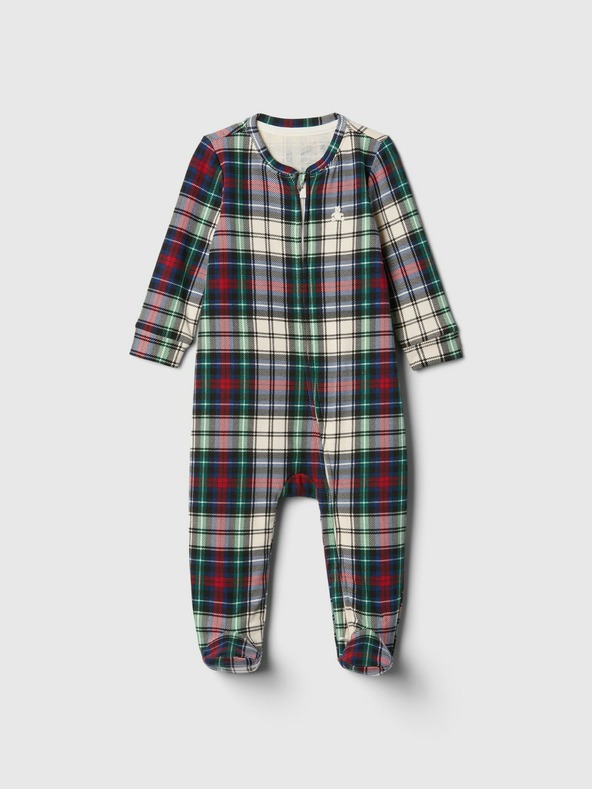 GAP Baby salopetă în carouri GAP