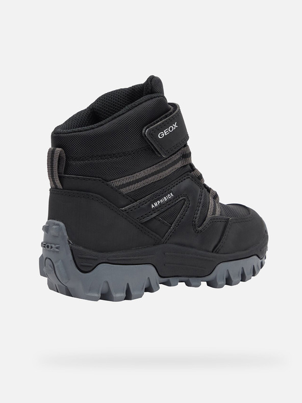 Geox Negru băieți pantofi sport Geox Himalaya B Abx