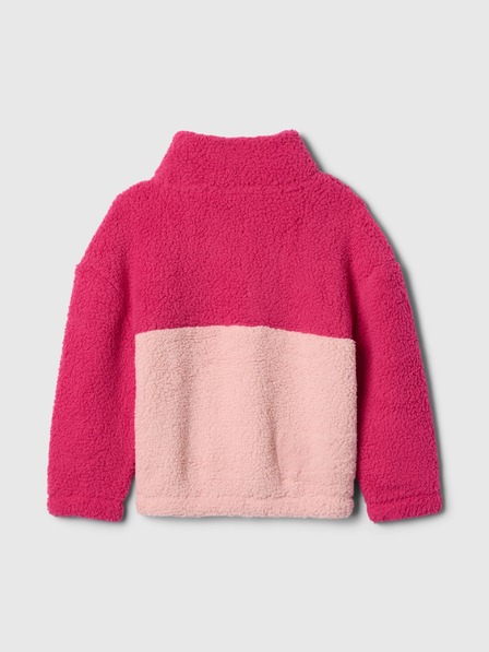 GAP Baby hanorac sherpa cu logo GAP