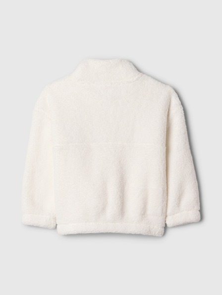 GAP Baby hanorac sherpa cu logo GAP
